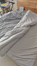 京东京造小京研磨毛三件套 100g轻柔丝滑 A类亲肤 床单被套枕套 单人宿舍0.9/1.2m床 瓦灰 实拍图