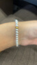 珍珠皇后999足金黄金小众轻奢感淡水珍珠手链 4-5mm 周长约16cm 实拍图