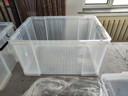 禧天龙直角收纳箱加厚大力士塑料衣物玩具搬家整理箱无轮 65L透明3个装 实拍图