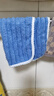 洁丽雅同款 挂式擦手巾卫生间 毛巾洗脸巾吸水不掉毛30*30 多条装 灰色+蓝色+白色-优惠尝鲜装 3条 实拍图