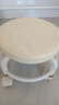 【全网爆款】椅子万向轮美缝凳子带轮旋转擦地矮凳美甲修脚凳滑轮 儿童凳-米白色款 实拍图