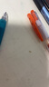 斑马牌（ZEBRA）JJ15 按动中性笔 签字笔 0.5mm子弹头啫喱笔水笔 学生彩色手账笔 红橙色 实拍图