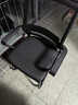 忆琳居电脑椅家用舒适办公椅子书桌椅学生家用靠背会议座椅宿舍学习久坐 【弓形款】海绵款-黑框黑网 实拍图