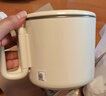 美的（Midea）迷你便携式烧水杯折叠电热水壶小容量恒温壶316L不锈钢旅行出差自动断电学生泡面杯MK-SH07S105 实拍图