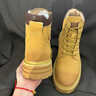 赛诺枫马丁靴男款高帮大黄靴2025年新款情侣真皮加绒雪地靴英伦风男靴子 黄棕【精选牛皮】 原版品质 42 实拍图
