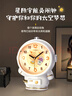 钟小白闹钟智能学生专用起床神器2025新款儿童男孩女孩宇航员音乐闹铃时间管理器一键贪睡夜灯桌面床头钟 实拍图