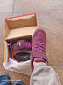 足力健大师老人鞋女中老年健步鞋妈妈鞋宽头运动鞋防滑奶奶鞋子秋冬 A16紫色春秋款 40 实拍图