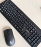 联想（Lenovo）KN210键盘鼠标套装 2.4G无线键鼠套装 全尺寸商务办公  笔记本电脑键盘台式机一体机 黑色 实拍图