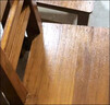 三青水性木蜡油防腐木用油漆实木家具木器翻新改色漆 半透明黄花梨1KG 实拍图