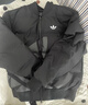 adidas轻薄拒水保暖秋冬通勤穿搭鸭绒羽绒服男女阿迪达斯三叶草   黑色(推荐男生选大一码)   M 实拍图