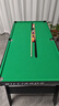 贝趣台球桌儿童家用迷你6-12岁小型可折叠玩具男孩生日六一儿童节礼物 130CM高脚可折叠【桌面免安装】 3-7-8-11-14岁成人超大号桌球台 实拍图