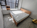 全友家居 北欧原木风板式床次卧室家用1.8米×2米现代简约双人床家具 实拍图
