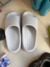 朴西新款EVA踩屎感厚底拖鞋女士居家室内情侣拖鞋男 灰色 42-43 实拍图