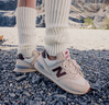 NEW BALANCE NB574官方休闲鞋女鞋复古舒适秋冬透气网鞋轻便百搭潮流运动鞋 米白色 WL574RCF 36.5 (脚长23cm)尺码详询客服 实拍图