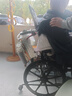 互邦手动轮椅老人轻便可折叠手推车中老年残疾人代步便携式旅行L42 实拍图