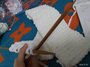 衣织都绣【小额批发】冰条线手工编织DIY毛线团织围巾棒针粗毛线钩鞋线 01奶白 实拍图
