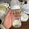 贝亲（Pigeon）玻璃奶瓶宽口径防胀气240ml M号奶嘴 3月+ AA187  实拍图