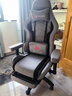 朗域轩品电竞椅可躺游戏椅人体工学椅子打游戏电脑椅久坐舒服人工力学座椅 5.0按摩丨魅影灰布艺-搁脚-三级杆-180°平躺 联动扶手 90°-135°/+35°逍遥 实拍图