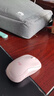罗技（Logitech）M221轻音鼠标 无线鼠标 办公鼠标 对称鼠标 带无线微型接收器 茱萸粉 实拍图