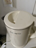 九阳（Joyoung）热水壶烧水壶电水壶 双层壶体 304不锈钢 1.5L家用0胶水电水壶 K15FD-W100 实拍图