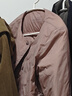 MUJI女式轻量羽绒便携式无领夹克羽绒服女款长袖25年冬季女装外套轻薄 烟熏粉色 M （160/84A） 实拍图