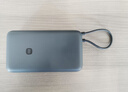小米（MI）【3C认证】小米充电宝 自带线 快充版 20000 33W 深灰色 可上飞机/火车 可充手机平板笔记本耳机 实拍图