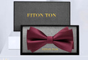 FitonTon【结婚年会宴会】领结男新郎伴郎商务婚礼英伦蝴蝶结双层礼盒装 实拍图