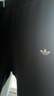 adidas情侣款经典宽松舒适抓绒束脚运动裤男女秋季阿迪达斯三叶草   黑色   2XL 实拍图