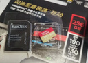 闪迪（SanDisk）256GB TF(MicroSD)内存卡 4K极速金卡A2 V30 U3行车记录仪 运动相机无人机 监控存储卡 读190MB/s 实拍图