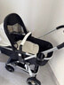 纽贝耳newber婴儿车 婴儿推车 婴儿车0-3岁用折叠可坐可躺带减震 可换向 黑白  UV遮阳+防蚊罩 实拍图
