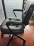 宜家（IKEA）阿勒夫耶正品人体工学椅办公椅真皮电脑椅商务老板椅家用休闲椅 黑色(真皮) 实拍图