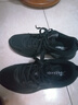 特步男子跑步鞋运动鞋轻便减震防泼水革面跑鞋黑色 实拍图