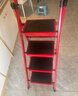 星恺梯子家用折叠梯人字梯多功能登高爬梯扶梯小梯子TZ10四步红 实拍图