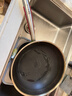 康巴赫炒锅不粘锅316L不锈钢炒菜锅32cm蜂窝平底煎炒锅电磁炉燃气灶通用 实拍图