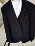 罗蒙西服套装男三件套修身职业正装男士西装商务小西装结婚礼服男装 实拍图