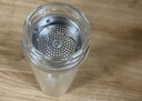 富光男女士双层玻璃杯 高硼硅玻璃304茶隔水杯子 带茶隔泡茶杯500ml 实拍图