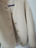 优衣库女装男装仿羊羔绒摇粒绒休闲开衫长袖宽松外套冬新款479616 01 乳白色 XS /150/76A 实拍图