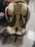 Heekin德国 儿童安全座椅汽车用0-4-12岁婴儿宝宝360度旋转ISOFIX硬接口 尊享灰(遮阳棚+上拉带+侧保护) 实拍图