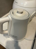 金灶（KAMJOVE） 茶艺专用泡茶烧水壶优雅长嘴电热水壶随手泡开水壶自动断电热水壶煮水壶家用1L 1L T-93（象牙白色） 实拍图