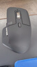 罗技（Logitech）大师系列 MX Master 3S 无线蓝牙鼠标 人体工学 办公 静音鼠标 高端 石墨黑 带无线接收器 实拍图
