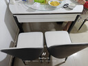 上林春天餐桌轻奢高级感餐桌实木餐桌折叠餐桌家用岩板餐桌#白亮光606四轨 实拍图