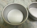 杰凯诺阳极蛋糕模具 圆形戚风巴斯克烤蛋糕烘焙模具 4寸 2件套 实拍图