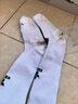 卡尔美（KELME）成人长筒足球袜加厚毛巾底防滑比赛训练运动高筒袜子男 白色 实拍图