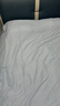 MUJI易干柔软被套套装 床上四件套 藏青色格纹 床单式/双人床用 实拍图
