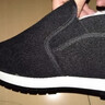 强人加绒保暖冬季男棉鞋条绒款防寒平底休闲男鞋 经典棉布鞋 黑色 40 实拍图