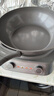 美的（Midea）钛陶电炒锅 电蒸锅宿舍煮锅炒菜专用分体式家用多功能一体电火锅煎锅5.5L多用途锅HCG3218S配蒸笼 实拍图