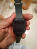 新款简约数字小方块网红手表男女情侣儿童学生潮流运动LED电子表 黑色 实拍图