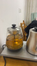 越一全自动恒温电热水壶 家电快壶 烧水壶泡茶壶茶具茶台一体K90 1L 银色（桶装水配置） 实拍图
