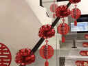 June bride楼梯扶手喜字挂饰3D立体婚房布置大蝴蝶结结婚用品订婚装饰套装 实拍图