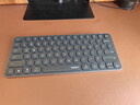 雷柏（Rapoo）E9000G升级款 78键无线/蓝牙多模键盘 刀锋超薄紧凑便携无线键盘 电脑笔记本商务办公键盘 深灰 实拍图